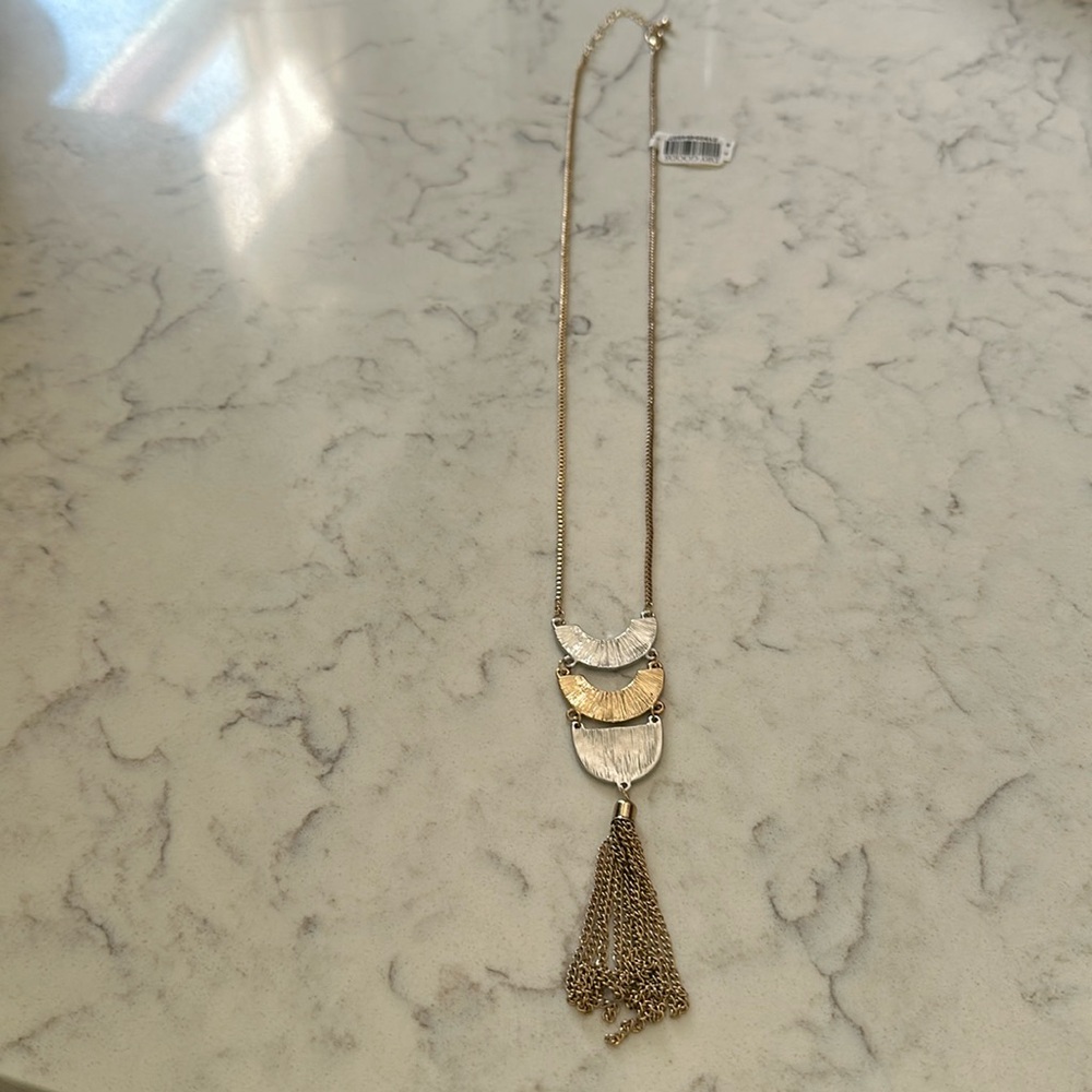 Dry Goods Pendant Necklace